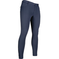 Pantaloni da uomo HKM Sportive full seat in silicone Bianco Pantaloni da uomo HKM Sportive full seat in silicone Bianco