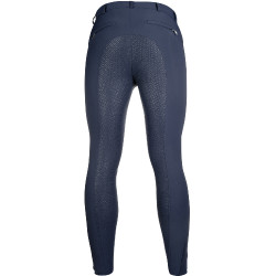 Pantaloni da uomo HKM Sportive full seat in silicone Blu scuro Pantaloni da uomo HKM Sportive full seat in silicone Blu scuro