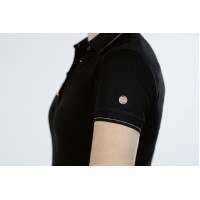 Polo Rosegold Glamour Style HKM Nero / oro rosa