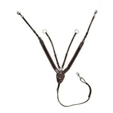 Pettorale con elastico largo HKM Nero