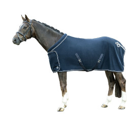 Coperta asciugante HKM con alamari Verde abete / oro Coperta asciugante HKM con alamari Verde abete / oro