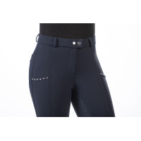 Pantaloni Monaco con fondo interamente in silicone HKM Blu scuro Pantaloni Monaco con fondo interamente in silicone HKM Blu scuro
