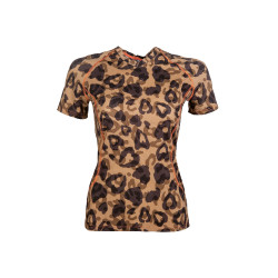 T-shirt Clolour Breeze maniche corte HKM Naturale Marrone