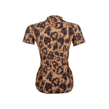 T-shirt Clolour Breeze maniche corte HKM Naturale Marrone