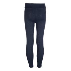 Leggings Alice Kids con fondello integrale in silicone HKM Blu scuro