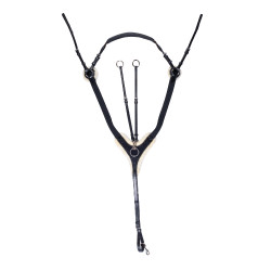 Pettorale Cambridge in montone sintetico HKM Nero Pettorale Cambridge in montone sintetico HKM Nero