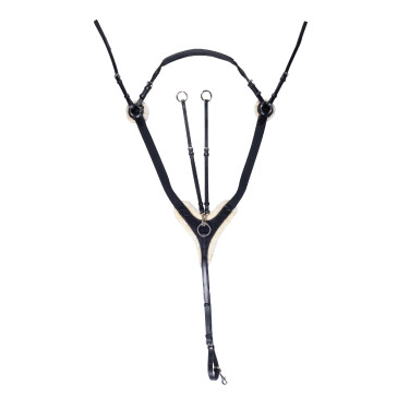 Pettorale Cambridge in montone sintetico HKM Nero Pettorale Cambridge in montone sintetico HKM Nero