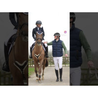 Pettorale Cambridge in montone sintetico HKM Nero