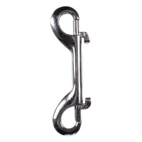 Moschettone a doppio scatto HKM Argentato Argento Moschettone a doppio scatto HKM Argentato Argento