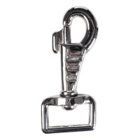 Moschettone a HKM con girella Argentato Argento