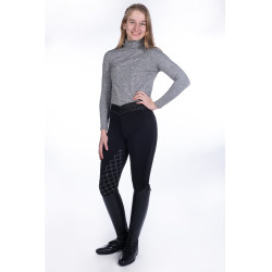 Maglietta a maniche lunghe con collo alto Ruby HKM Grigio