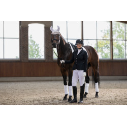 Leggings HKM Lisa con grip in silicone su tutta la seduta Bianco