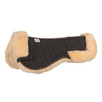 Ammortizzatore in vero montone per pony HKM Naturale Marrone