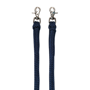 Capestro etologico con redini/lunghe HKM Blu scuro