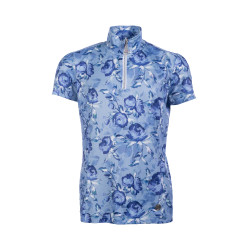 Maglietta funzionale Charlotte Kids HKM Blu scuro / blu chiaro