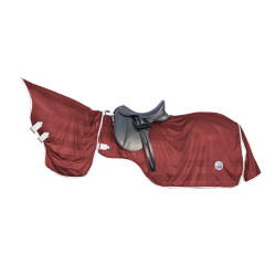 Coperta anti-mosche con collo amovibile HKM Rosso scuro Coperta anti-mosche con collo amovibile HKM Rosso scuro