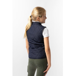 Giacca trapuntata classica da bambino Horze Peacoat blu scuro Giacca trapuntata classica da bambino Horze Peacoat blu scuro
