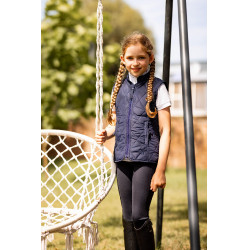 Giacca trapuntata classica da bambino Horze Peacoat blu scuro Giacca trapuntata classica da bambino Horze Peacoat blu scuro