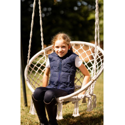 Giacca trapuntata classica da bambino Horze Peacoat blu scuro Giacca trapuntata classica da bambino Horze Peacoat blu scuro