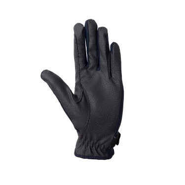 Guanti da equitazione B Vertigo Laia da donna con logo stampato Blu marino scuro Guanti da equitazione B Vertigo Laia da donna con logo stampato Blu marino scuro
