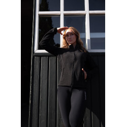 Giacca da equitazione in pile elasticizzato B Vertigo Cleo da donna Nero