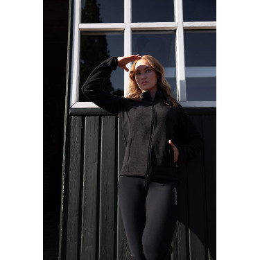 Giacca da equitazione in pile elasticizzato B Vertigo Cleo da donna Nero