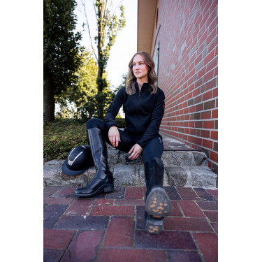 Giacca da equitazione in pile elasticizzato B Vertigo Cleo da donna Nero