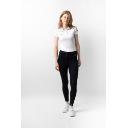 Pantaloni termici da donna Mira con fondo integrale Horze Blu marino scuro