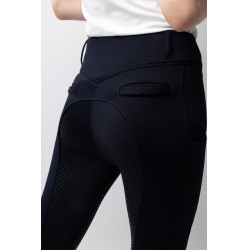 Pantaloni termici da donna Mira con fondo integrale Horze Blu marino scuro