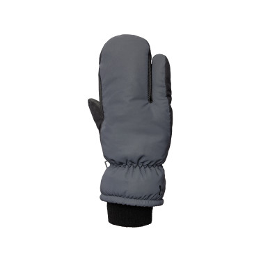 Moffole a 3 dita riflettenti Horze Argento riflettente scuro Moffole a 3 dita riflettenti Horze Argento riflettente scuro