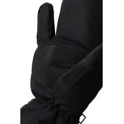 Moffole a 3 dita riflettenti Horze Argento riflettente scuro Moffole a 3 dita riflettenti Horze Argento riflettente scuro