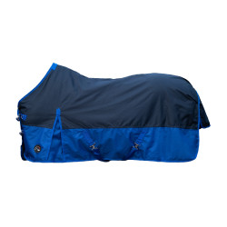 Coperta da esterno HKM Chester 600D foderata in pile Turchese / verde Blu Coperta da esterno HKM Chester 600D foderata in pile Turchese / verde Blu