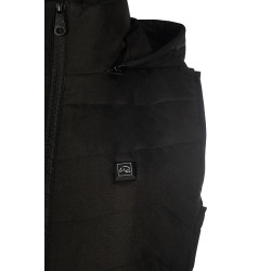 Gilet senza maniche riscaldato HKM High Temperature Style senza batteria Nero