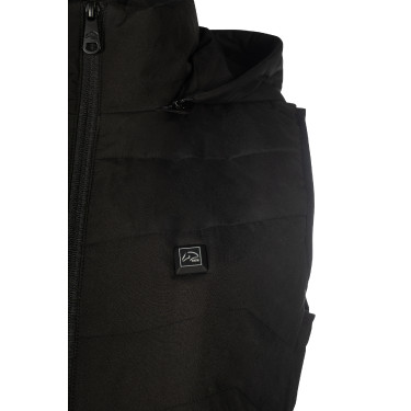 Gilet senza maniche riscaldato HKM High Temperature Style senza batteria Nero