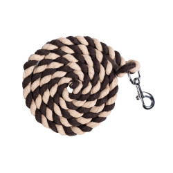 Lunga HKM in cotone con moschettone Marrone / beige Lunga HKM in cotone con moschettone Marrone / beige