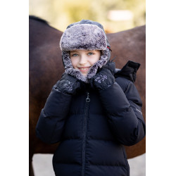 Cappello per bambini Horze Pegasus JR Caviale nero