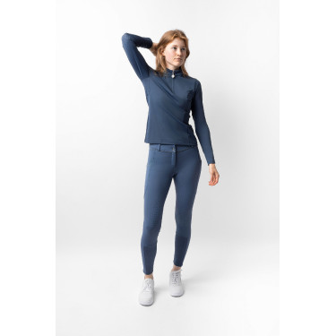 Camicia da allenamento Horze Eloise Indaco vintage Blu marino