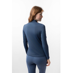 Camicia da allenamento Horze Eloise Indaco vintage Blu marino