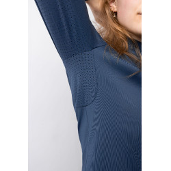 Camicia da allenamento Horze Eloise Indaco vintage Blu marino