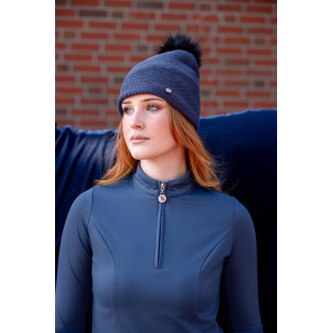 Camicia da allenamento Horze Eloise Indaco vintage Blu marino