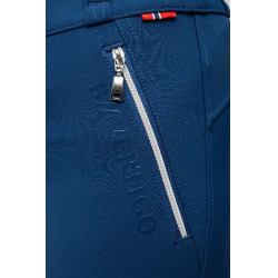 Pantaloni da equitazione da donna B Vertigo termici con grip integrale Enya Titano marino Blu marino