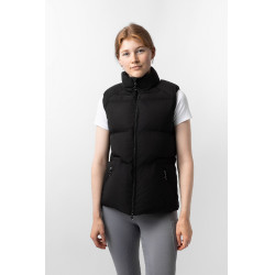 Gilet imbottito senza maniche Horze Oona Caviale nero
