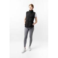 Gilet imbottito senza maniche Horze Oona Caviale nero