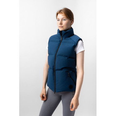 Gilet imbottito senza maniche Horze Oona Blu artico Gilet imbottito senza maniche Horze Oona Blu artico