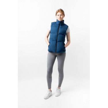 Gilet imbottito senza maniche Horze Oona Blu artico Gilet imbottito senza maniche Horze Oona Blu artico