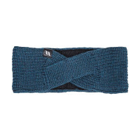 Fascia Back on Track Nora in lana intrecciata Blu petrolio Fascia Back on Track Nora in lana intrecciata Blu petrolio