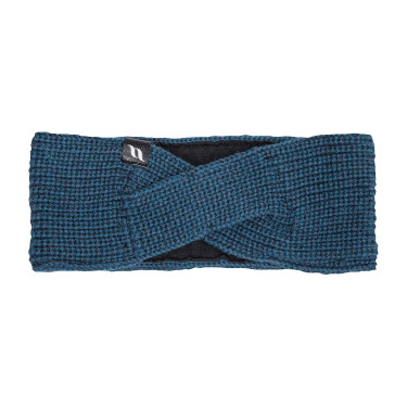 Fascia Back on Track Nora in lana intrecciata Blu petrolio