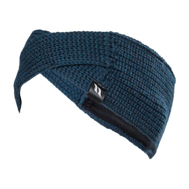 Fascia Back on Track Nora in lana intrecciata Blu petrolio