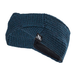 Fascia Back on Track Nora in lana intrecciata Blu petrolio