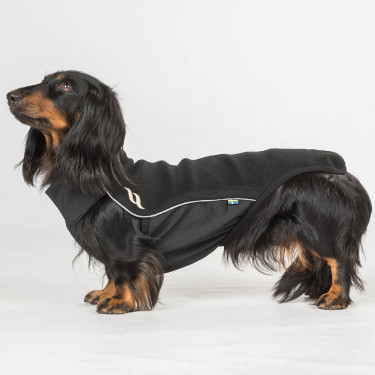 Coperta Back on Track per cane pullover in pile Eddie Nero Coperta Back on Track per cane pullover in pile Eddie Nero